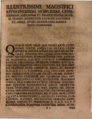 Iura. Statutorum Magnificae. Facultatis. Permissu Praeside Dn. Johanne. Georgio Simone. D Publice. Proponit Iaroslaus. De. Strzela Eques. Ex. Ducatu. Oppoliensi. Silesius Autor Ienae. Die. III. Novembr. A.O.R. M.DC.LXX