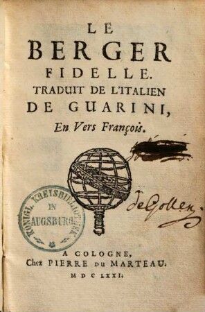 Le Berger Fidelle : traduit de l ́Italien