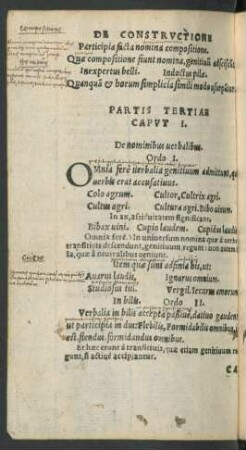 Partis Tertiae ...