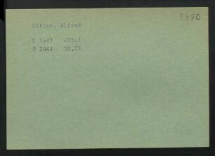 Sitter, Alfred