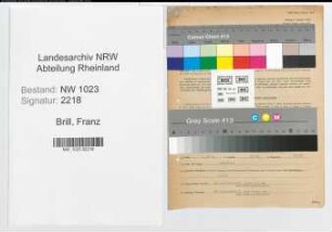 Entnazifizierung Franz Brill , geb. 08.08.1907 (Kaufmann)