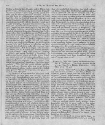Hüttel, K. v.: Der General der Kavallerie Freiherr v. Thielmann. Eine biographische Skizze mit authentischen Aufschlüssen über die Ereignisse zu Torgau, von Januar bis zur Mitte des Mai's 1813. Berlin: Laue 1828