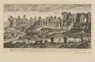 Palatin mit Palast des Tiberius und Teatro Palatino (Nr. 8 der Folge "Vestigi delle antichità di Roma ...")
