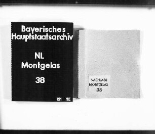 Herzog Maximilian Joseph von Zweibrücken an Montgelas