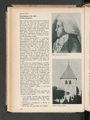 Falle Erichsen (1770-1873) - ein Grenzlandpastor