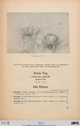 Alte Meister (Nr. 1-265)