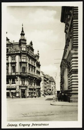 Leipzig, Eingang Petersstrasse