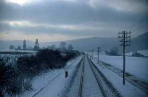 Oberkochen Führerstandsmitfahrt Telegrafenleitung
