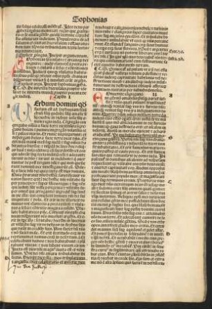 Incipit sophonias propheta.
