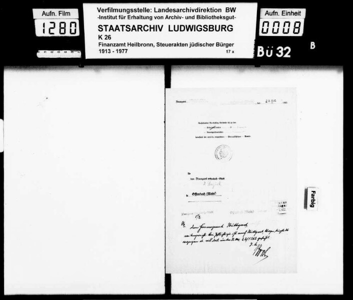 Goldschmidt, Adolf; Fabrikant 08.04.1921 gest. Goldschmidt, Edith geb. Weil *04.09.1873 1942 dep. [22.08. nach Theresienstadt, dort gest.13.09.1942] Wohnorte: Offenbach, Stuttgart, Eschenau Firma: Sal. L. Goldschmidt; Posamentierwarenfabrik (Offenbach)