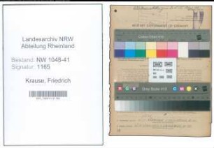 Entnazifizierung Friedrich Krause , geb. 11.05.1899 (Polizist)
