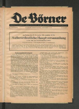 Außerordentliche Hauptversammlung