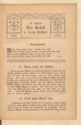 III. Abschnitt Der Gesell