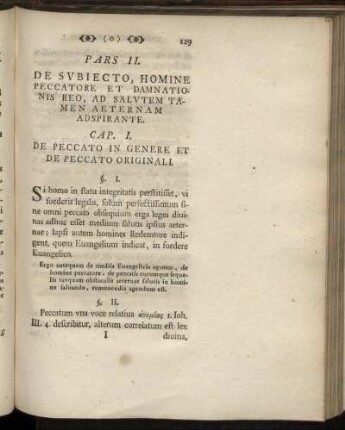 Pars II. De Subiecto, Homine Peccatore [...]