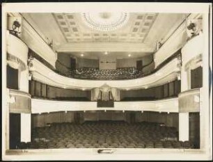 Kurfürsten Oper (auch: Deutsches Künstlertheater, Staatstheater Kleines Haus Nürnberger Strasse), Berlin: Ansicht Zuschauerraum