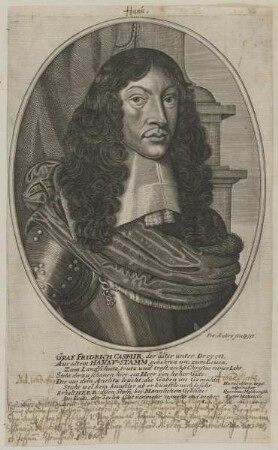 Bildnis des Fridrich Casimir, Graf von Hanau