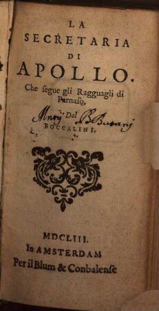 La secretaria di Apollo