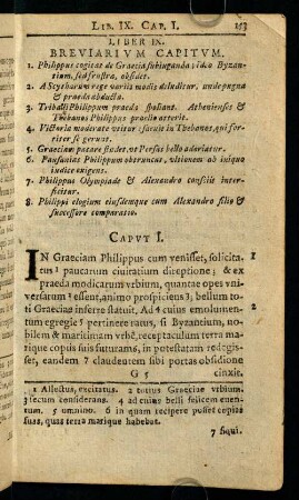 153-168, Liber IX. Breviarivm Capitvm