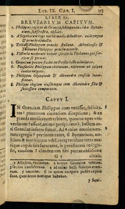 153-168, Liber IX. Breviarivm Capitvm