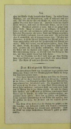 Das Koenigreich Wuertemberg