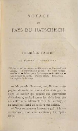 Voyage au pays du hatschisch
