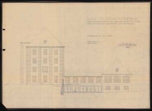 Kassenzahnärztliche Vereinigung Deutschlands, Berlin-Wilmersdorf: Neubau: Nordansicht 1:100