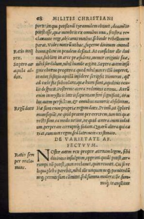 De Varietate Affectuum.