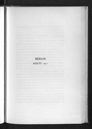 Berlin August 1911