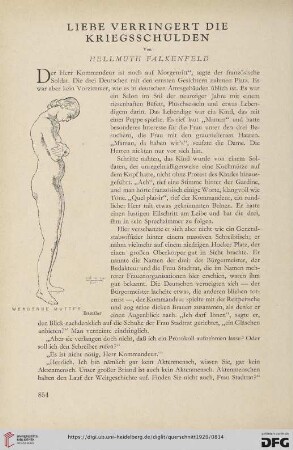 9: Liebe verringert die Kriegsschulden