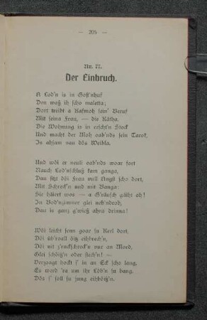 Nr. 77. Der Einbruch.