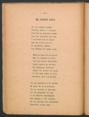 El cardo azúl