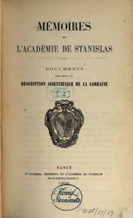 Mémoires de l'Académie de Stanislas. 1862,[b]