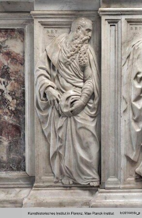 Chorbrüstung des Florentiner Doms : Prophet oder Heiliger