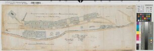 Förde (Lennestadt) Lageplan der umgeänderten Patronenbuden-Wallanlage der Siegener Dynamitfabrik AG 1887 1 : 500 33 x 96 kol. Zeichnung Regierung Arnsberg Nr. 1261