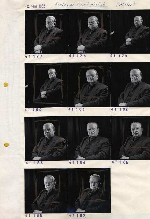 Portraitserie Ernst Fritsch