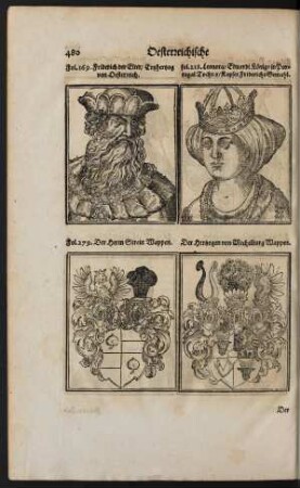 Fol. 169. Friderich der Elter/ Ertzhertzog von Oesterreich.