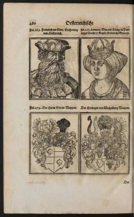 Fol. 169. Friderich der Elter/ Ertzhertzog von Oesterreich.