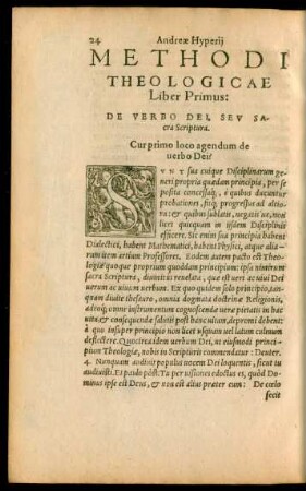 De Verbo Dei, Seu Sacra Scriptura.