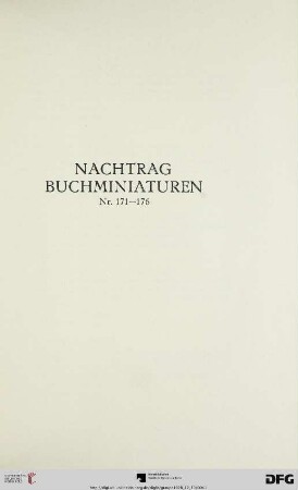 Nachtrag Buchminiaturen (Nr. 171-176)