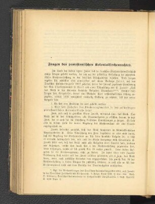 Fragen des protestantischen Kolonialkirchenrechts.