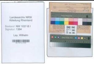 Entnazifizierung Wilhelm Lay , geb. 01.01.1889 (Bankbeamter)