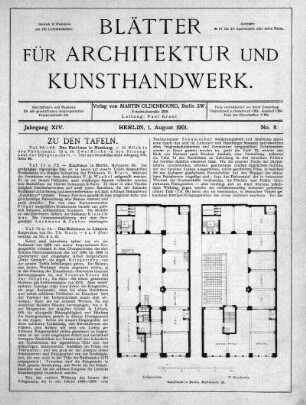 No. 8, 1. August 1901