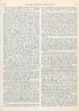 349-352 [Rezension] Der babylonische Talmud