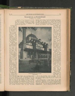 Reiseeindrücke aus Konstantinopel.