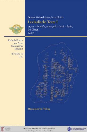 Band 8, Teil 2: Keilschrifttexte aus Assur literarischen Inhalts: Ur5-ra : Glossare und Keilschriftautographien