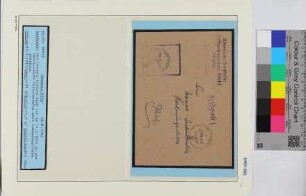 Dienstbrief, Schiffsname/Landeinheit: Köln; Frankatur, Mi.-Nr.: [Keine]; Poststempel: Feldpost b 26.8.42; Nebenstempel: Briefstempel Feldpost-Nr. 06412 Schiffskasse