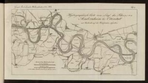 Hydrographische Carte vom Lauf des Rheins von Sondernheim bis Otterstatt mit Rücksicht auf die Rectification desselben