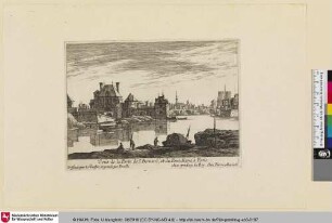 Veue de la Porte de S. Bernard, et du Pont Marie à Paris