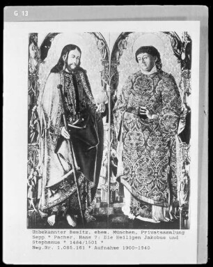 Die Heiligen Jakobus und Stephanus