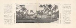 Pavillon des Sanatoriums für Männer (Vorderansicht)